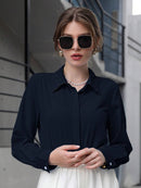 Blusa-Feminina-Social-Manga-Longa-Azul-Marinho-GarageBuy-01