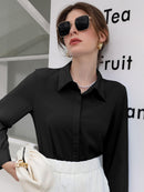 Blusa-Feminina-Social-Manga-Longa-Preto-GarageBuy-01