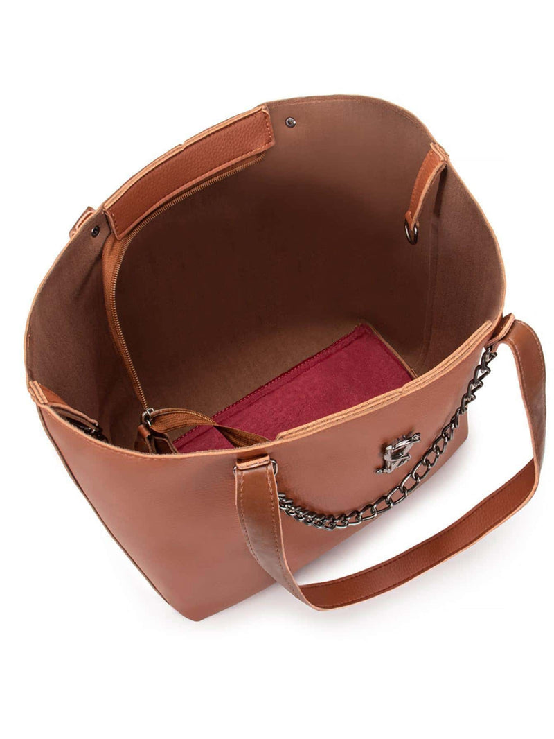 Bolsa-Feminina-Em-Couro-3-Peças-Marrom-GarageBuy-06