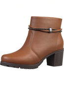 Bota-Feminina-Cano-Curto-Salto-Grosso-Strass-Marrom-garagebuy-02