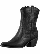 Bota-Feminina-Texana-Bico-Fino-Cano-Curto-Preto-GarageBuy-03