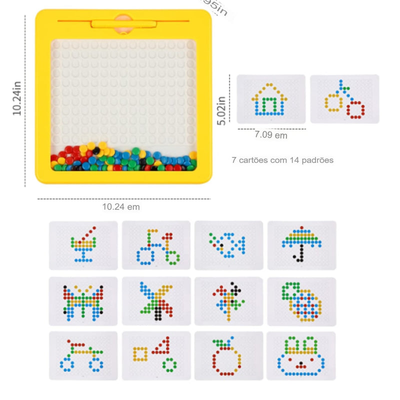 Brinquedo-Prancheta-MagnéticaMontessoriano-Peças-GarageBuy-017