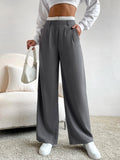 Calça-Feminina-Pantalona-Paris-Cinza-com-Branco-GarageBuy-01
