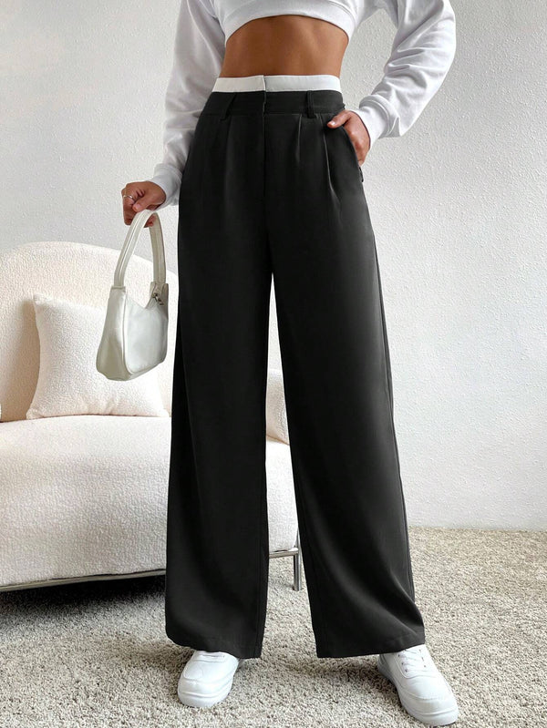 Calça-Feminina-Pantalona-Paris-Preto-com-Branco-GarageBuy-01
