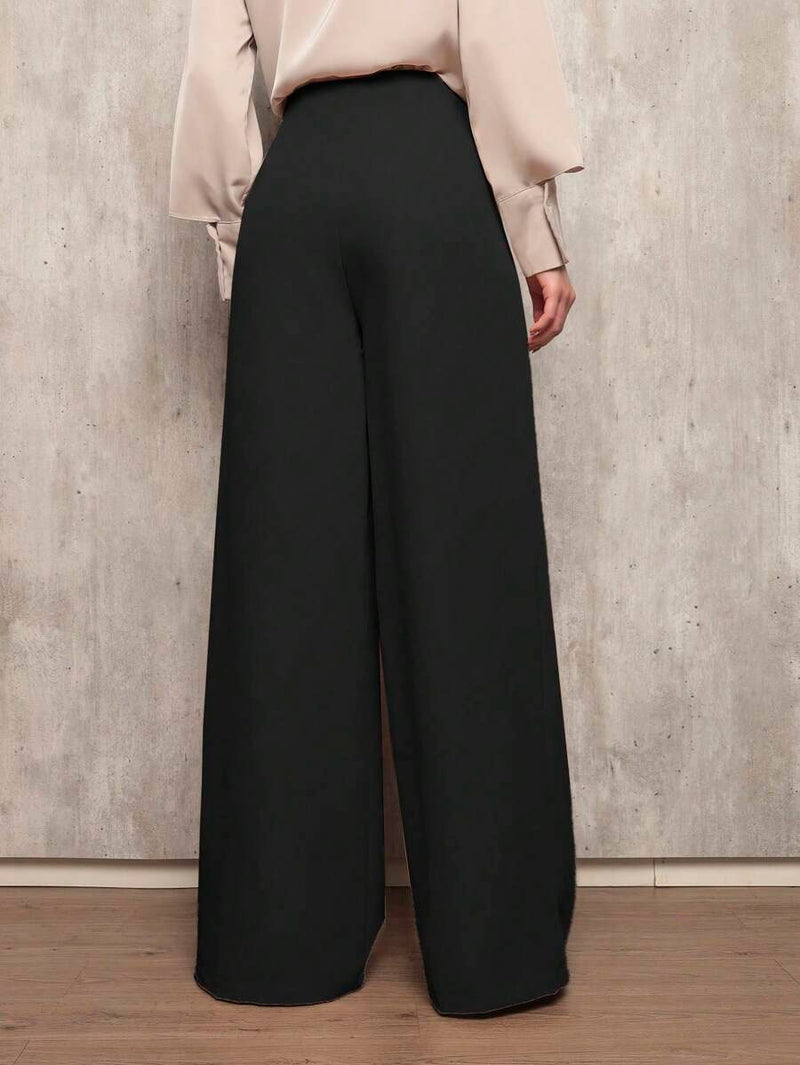 Calça Alfaiataria Pantalona Preto