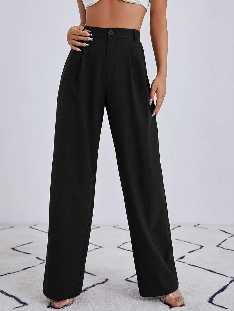 Calça Feminina Pantalona Preto