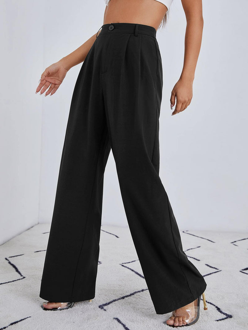 Calça Feminina Pantalona Preto