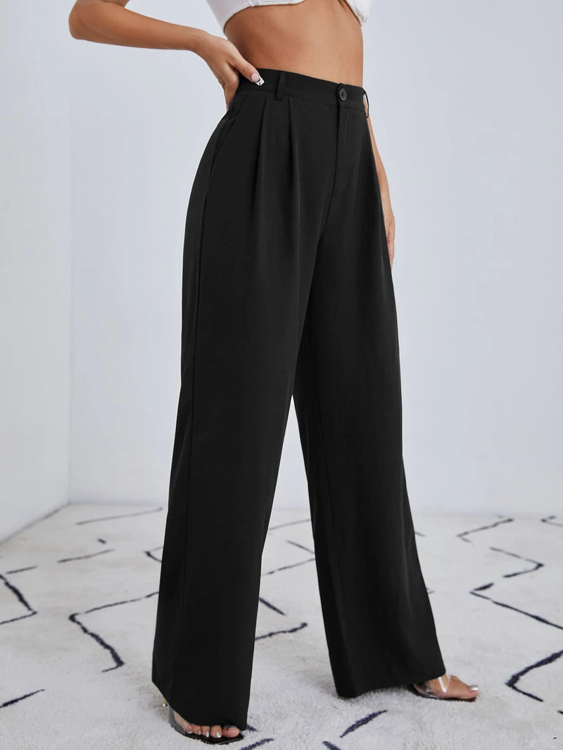 Calça Feminina Pantalona Preto