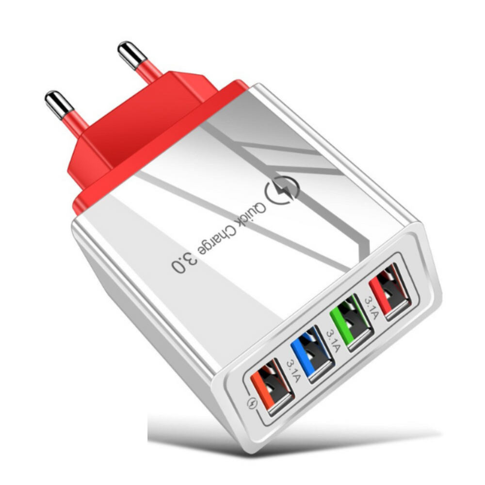 Carregador Turbo 4 Portas Usb 3.0 Quick Charge | Oferta!