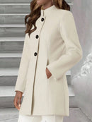 Casaco-Feminino-Com-Botões-Únicos-E-Bolsos-Laterais-Branco-GarageBuy-014