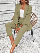 Conjunto-Feminino-Duas-Pecas-Com-Casaco-Aberto-Verde-GarageBuy-05