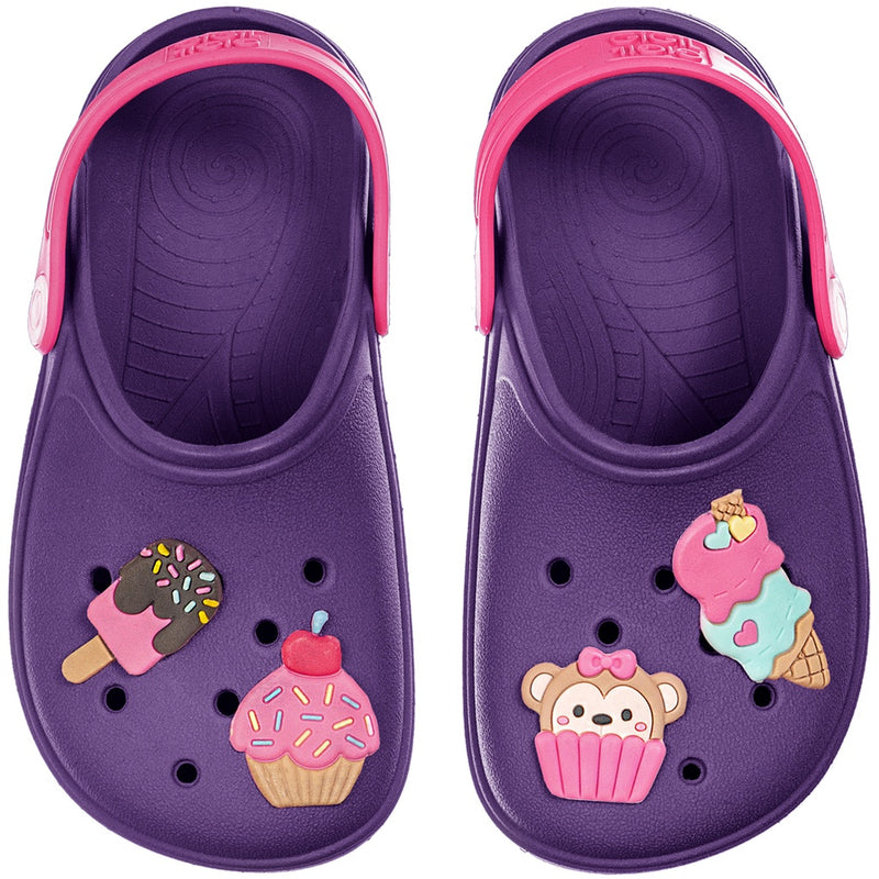 Crocks Babuche  Infantil Modelo Sorvete Cupcake