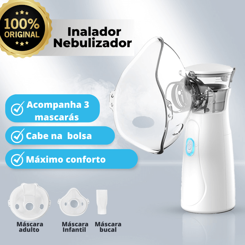 inalador, inalador portátil, inalador a vapor, inalador, nebulizador