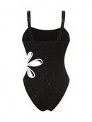 Maio-Virginia-Preto-com-Textura-Brilhante-Decote-Flor-garagebuy-02