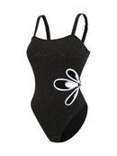 Maio-Virginia-Preto-com-Textura-Brilhante-Decote-Flor-garagebuy-03