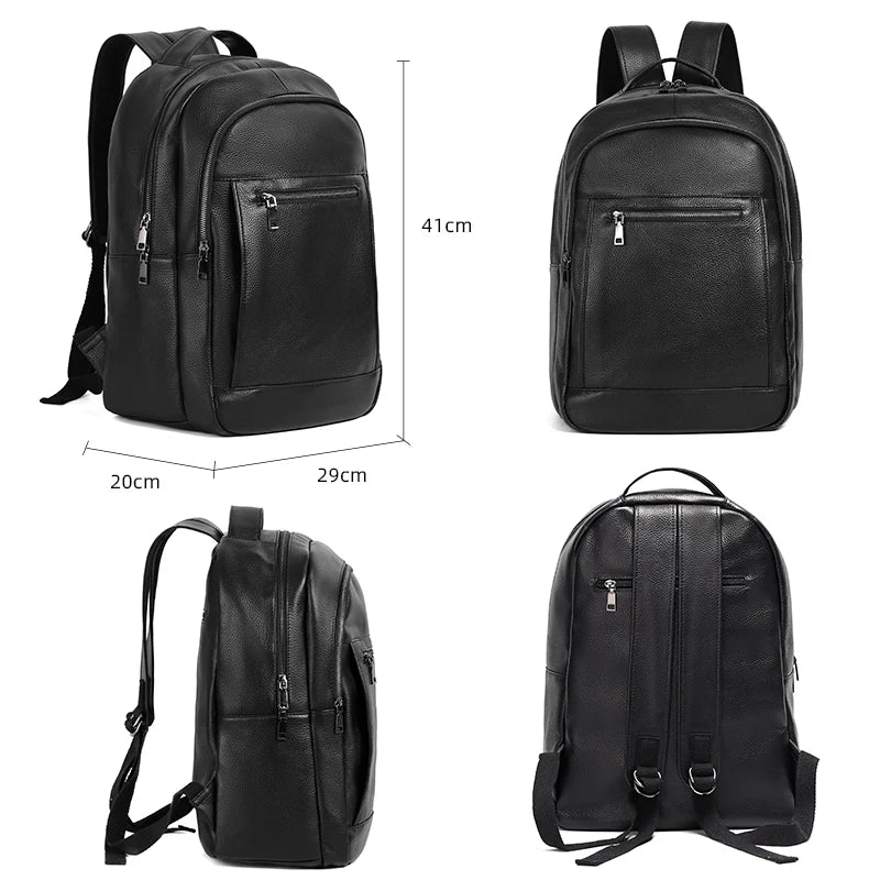 Mochila-Masculina-Executivo-Impermeável-em-Couro-GarageBuy-03