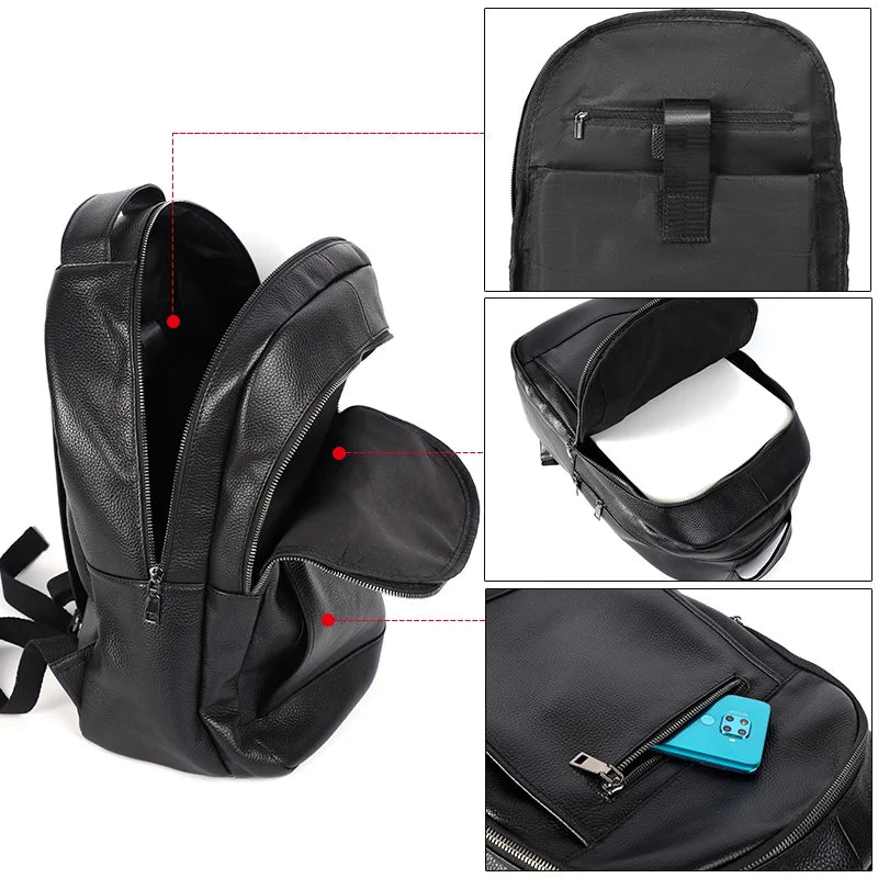 Mochila-Masculina-Executivo-Impermeável-em-Couro-GarageBuy-05