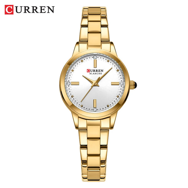 Relógio-Feminino-Quartzo-Elegante-Curren-Dourado-garagebuy-01