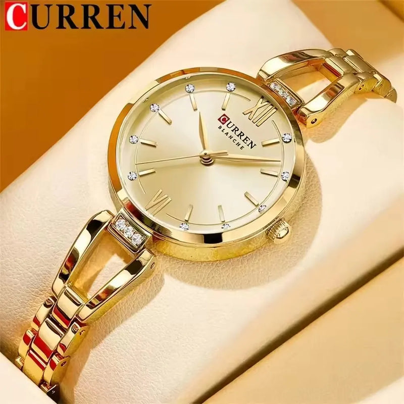 Relógio-Feminino-Quartzo-à-Prova-D'água-Dourado-garagebuy-02