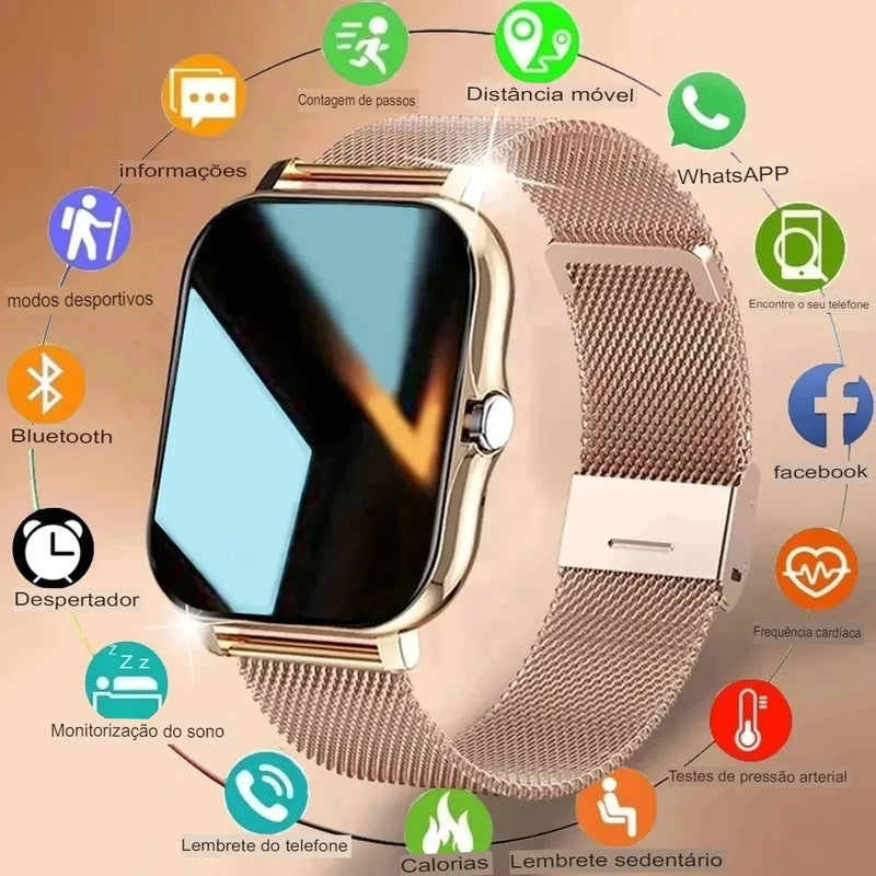 Relógio-Smartwatch-XiaomFull-Com-Pulseira-Extra-GarageBuy-05