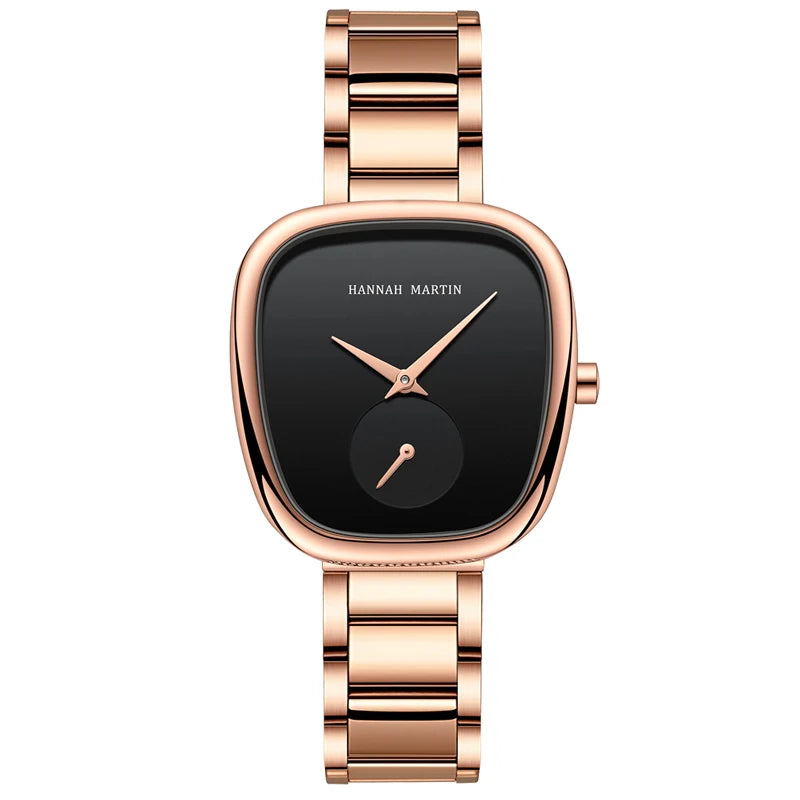 Relógio De Pulso Feminino Minimalista Dourado