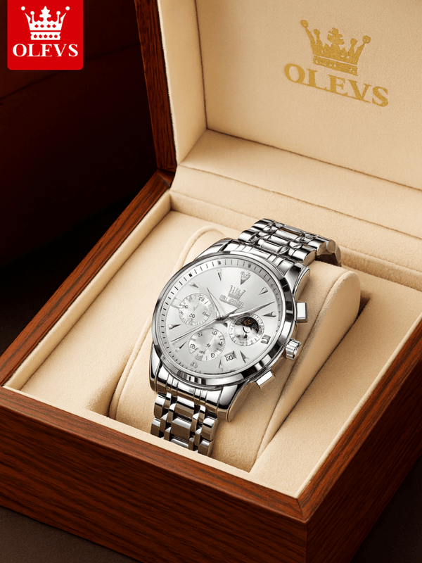 Relógio-Masculino-Olevs-3639-Quartz-Prata-garagebuy-02