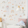 adesivos, adesivos de paredes, decoração, decoração infantil, moda infantil, quarto infantil, quarto criança, arco-irís