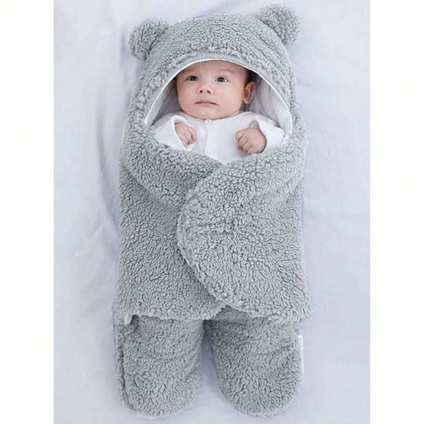 Saco-de-Dormir-Bebe-com-Sherpa-e-Soft-Modelo-Urso-Cinza-GarageBuy-04