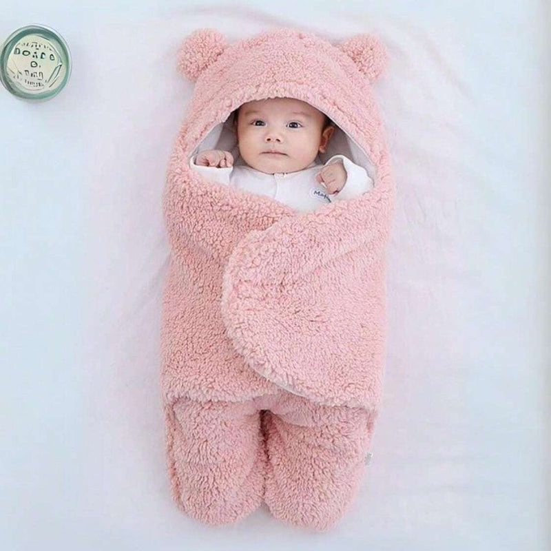 Saco-de-Dormir-Bebe-com-Sherpa-e-Soft-Modelo-Urso-Rosa-GarageBuy-01