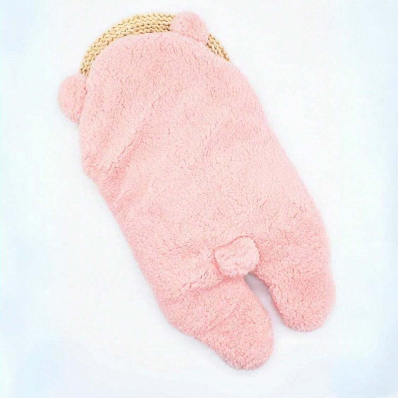 Saco-de-Dormir-Bebe-com-Sherpa-e-Soft-Modelo-Urso-Rosa-GarageBuy-02