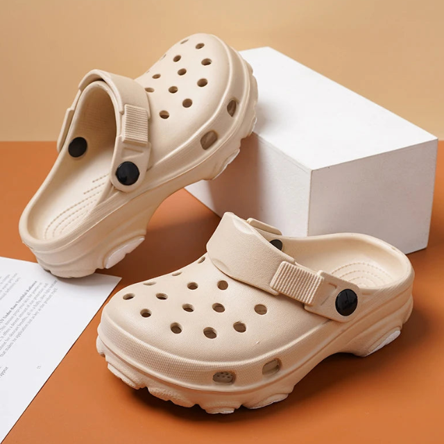 Sandalia-Crocks-Babuche-Ultra-Conforto-Bege-GarageBuy-05