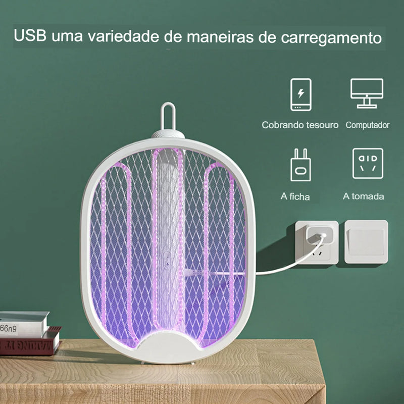 Raquete, raquete mosquitos, raquete eletríca, raquete dobravél, raquete mosquito