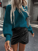 Suéter-Feminino-Tricot-Azul-Petróleo-Júlye-GarageBuy-014