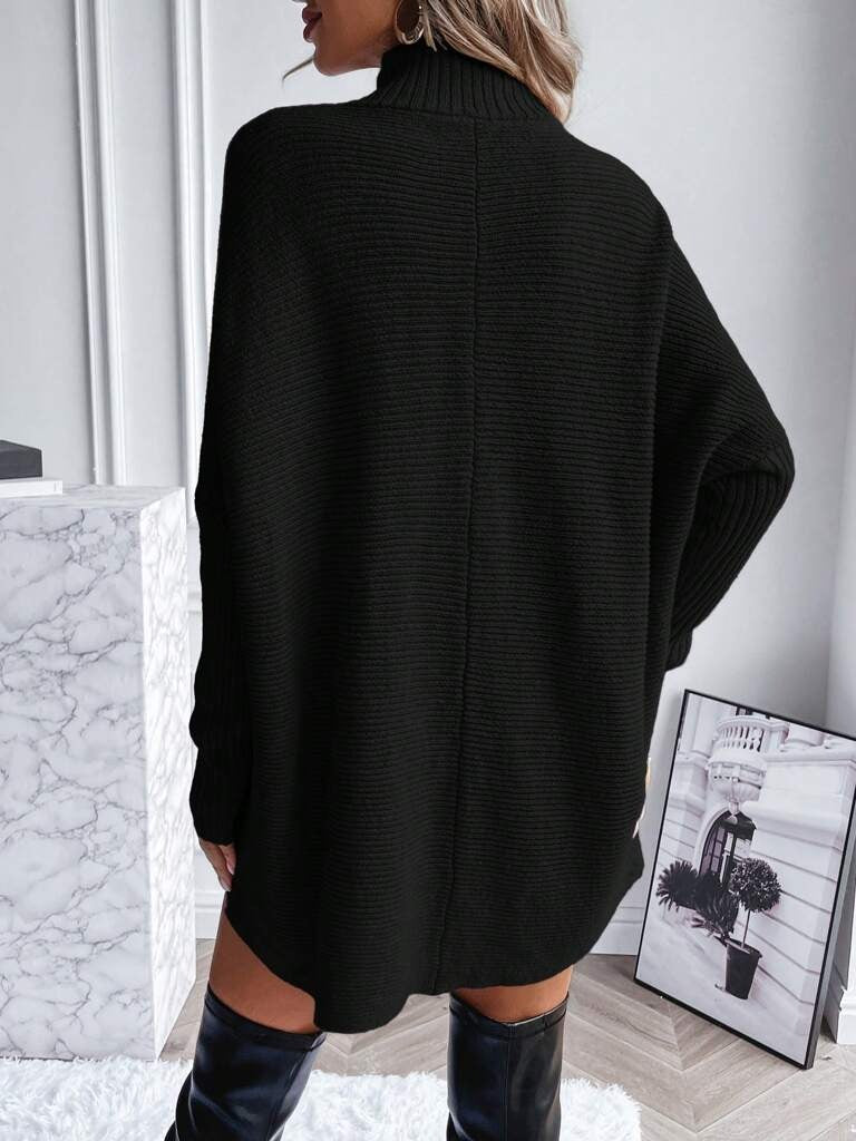 Sueter-Feminino-Gola-Alta-Manga-Morcego-Jes-Preto-garagebuy-04