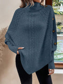 Suéter-Feminino-Manga-Morcelo-Gola-Alta-Sis-Azul-garagebuy-02