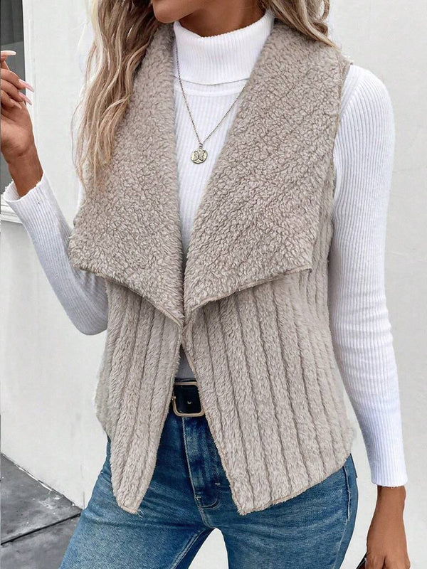 Suéter-Feminino-Tricod-Gola-Cachoeira-Frente-Aberta-Damasco-GaraBuy-01