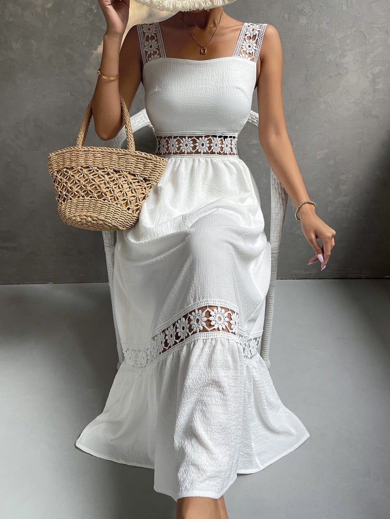 Vestido-Branco-Longo-Aline-com-Detalhes-em-Renda-GarageBuy-05