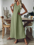 Vestido-Longo-Mangas-com-Decote-Entalhado-Verde-garagebuy-04