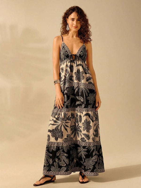 Vestido-Longo-Preto-e-Bege-Estampa-Tropical-garagebuy-07