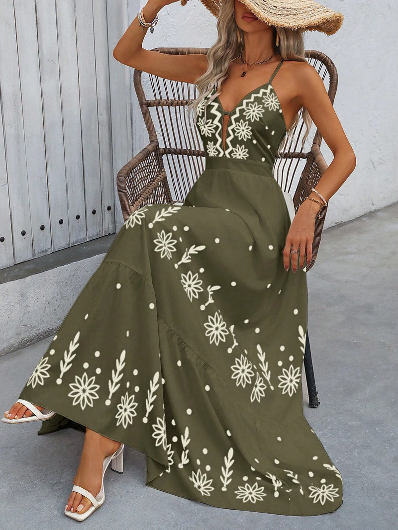 Vestido-Longo-Verde-Militar-Estampa-Flores-GarageBuy-03