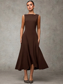 Vestido-Midi-Elegante-sem-Mangas-Cor-Cafe-Tereza-garagebuy-01