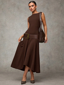 Vestido-Midi-Elegante-sem-Mangas-Cor-Cafe-Tereza-garagebuy-03